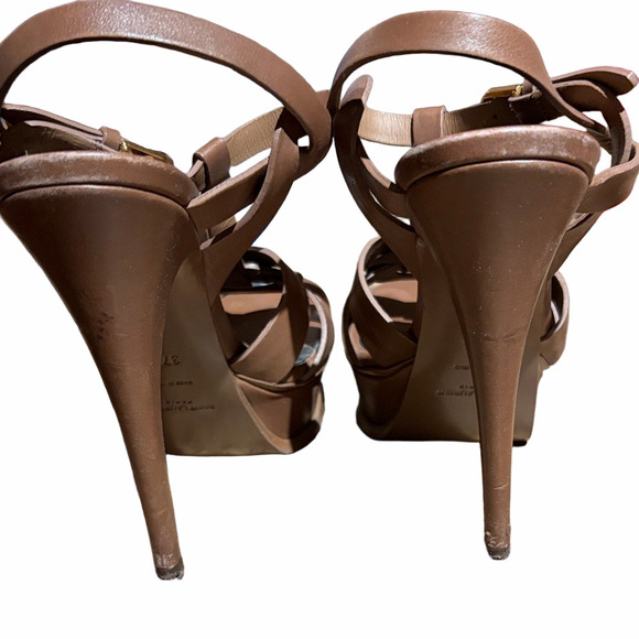 Yves Saint Laurent Tribute Platform Sandal | EUC | Sz 37.5 / 7.5US - Picture 4 of 6